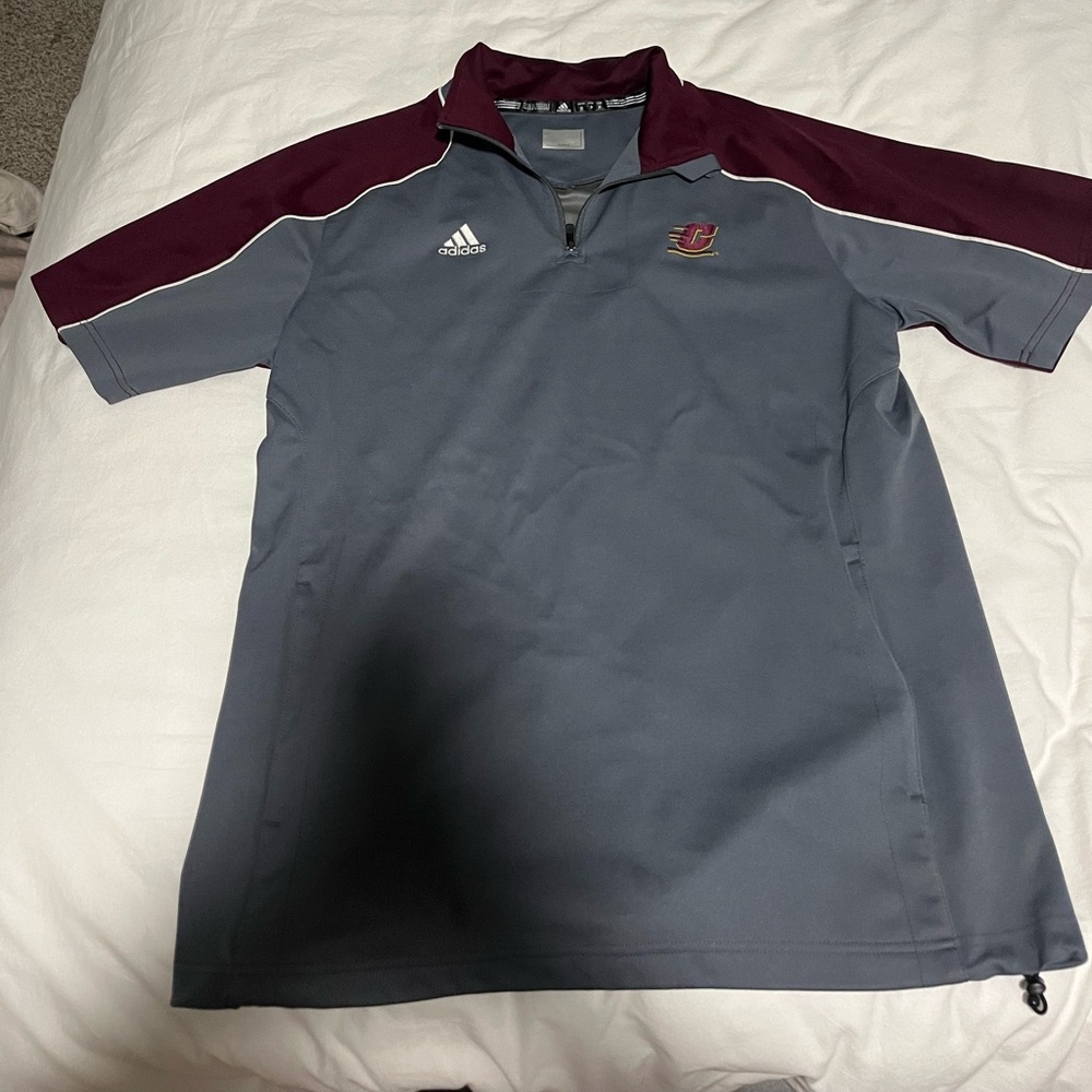 Adidas Half Sleeve Quarter Zip- Central Michigan